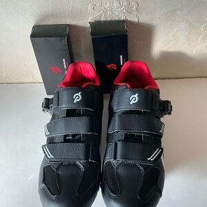 Peloton Black Cycling Shoes with urbanears